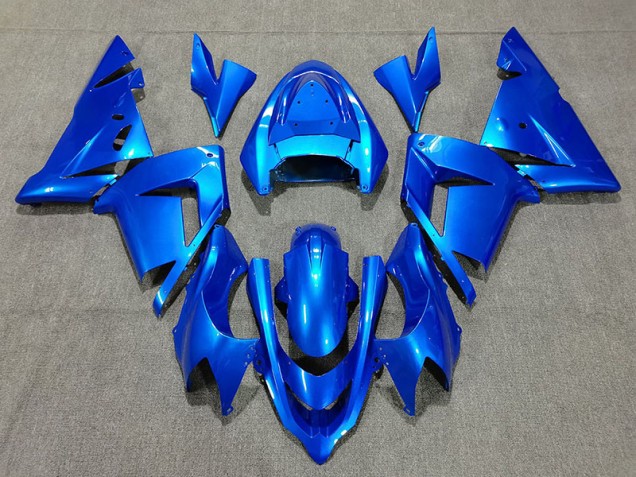 2004-2005 Bright Blue Pearl ZX10R Motorcycle Fairings 2004-2005 Bright Blue Pearl ZX10R Motorcycle Fairings