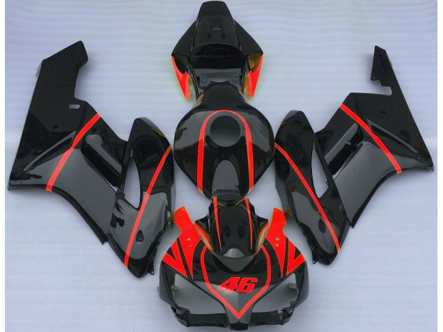 2004-2005 Gloss Black & Red CBR1000RR Motorcycle Fairings 2004-2005 Gloss Black & Red CBR1000RR Motorcycle Fairings