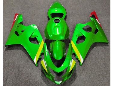 2004-2005 Gloss Green GSXR 600-750 Motorcycle Fairings