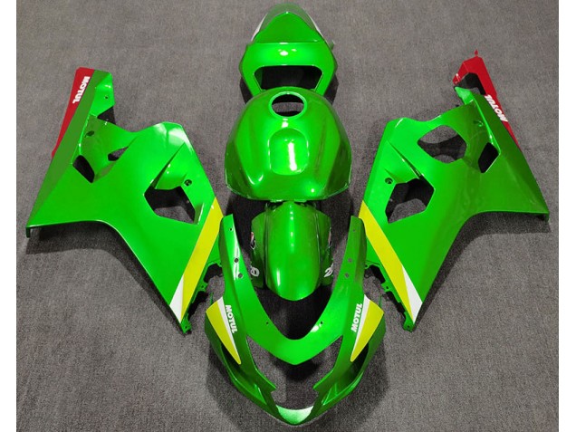 2004-2005 Gloss Green GSXR 600-750 Motorcycle Fairings 2004-2005 Gloss Green GSXR 600-750 Motorcycle Fairings