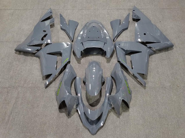 2004-2005 Gloss Grey & Green ZX10R Motorcycle Fairings 2004-2005 Gloss Grey & Green ZX10R Motorcycle Fairings