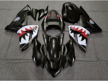 2004-2005 Matte Black Betty Bomber ZX10R Motorcycle Fairings