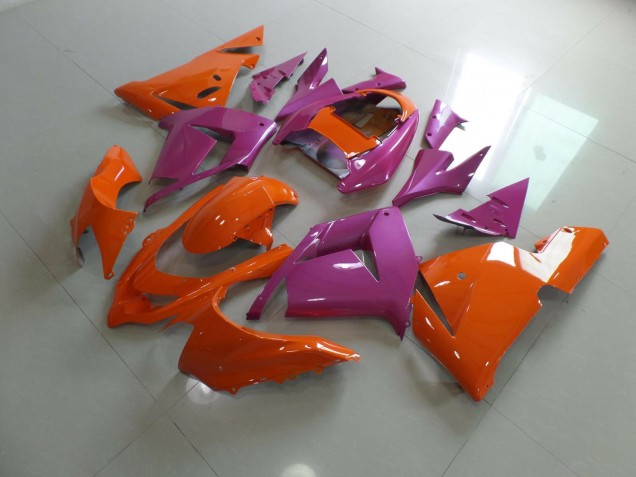2004-2005 Orange Pink ZX10R Motorcycle Fairings 2004-2005 Orange Pink ZX10R Motorcycle Fairings