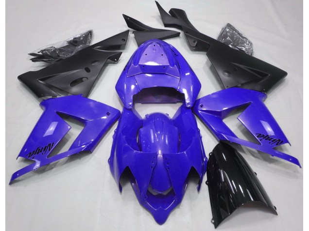 2004-2005 Pearl Blue & Black ZX10R Motorcycle Fairings 2004-2005 Pearl Blue & Black ZX10R Motorcycle Fairings