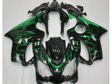 2004-2007 Light Green Flame CBR600 F4i Motorcycle Fairings