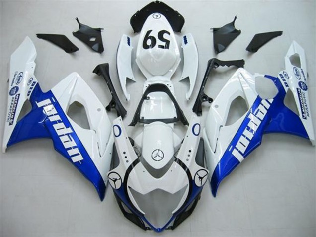 2005-2006 Blue Jordan GSXR 1000 Motorcycle Fairings 2005-2006 Blue Jordan GSXR 1000 Motorcycle Fairings