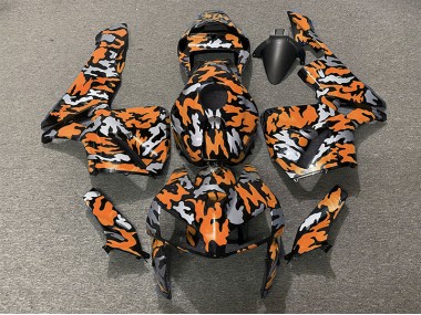 2005-2006 Camo & ORANGE CBR600RR Motorcycle Fairings