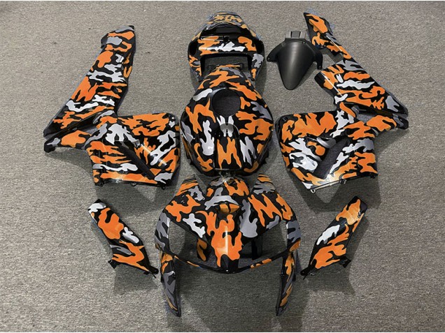 2005-2006 Camo & ORANGE CBR600RR Motorcycle Fairings 2005-2006 Camo & ORANGE CBR600RR Motorcycle Fairings