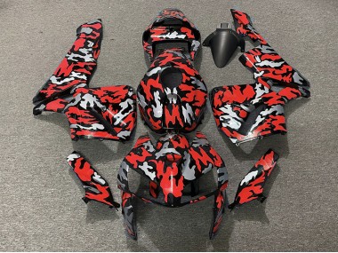2005-2006 Camo & RED CBR600RR Motorcycle Fairings