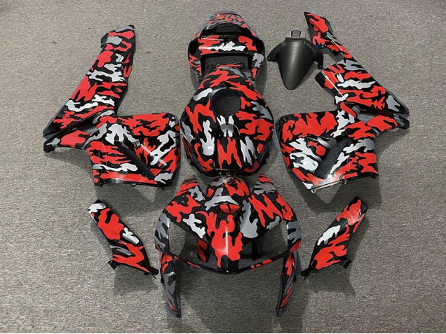 2005-2006 Camo & RED CBR600RR Motorcycle Fairings 2005-2006 Camo & RED CBR600RR Motorcycle Fairings