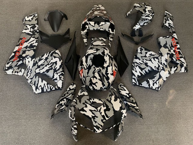 2005-2006 Camo & Red Decals CBR600RR Motorcycle Fairings 2005-2006 Camo & Red Decals CBR600RR Motorcycle Fairings
