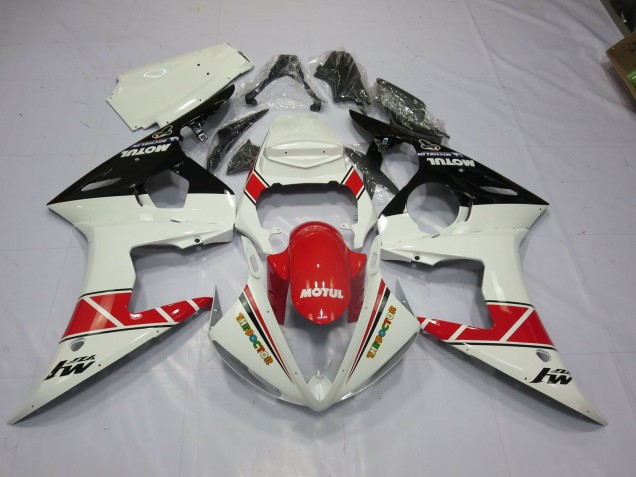 2005 Motul Red and Black R6 Motorcycle Fairings 2005 Motul Red and Black R6 Motorcycle Fairings
