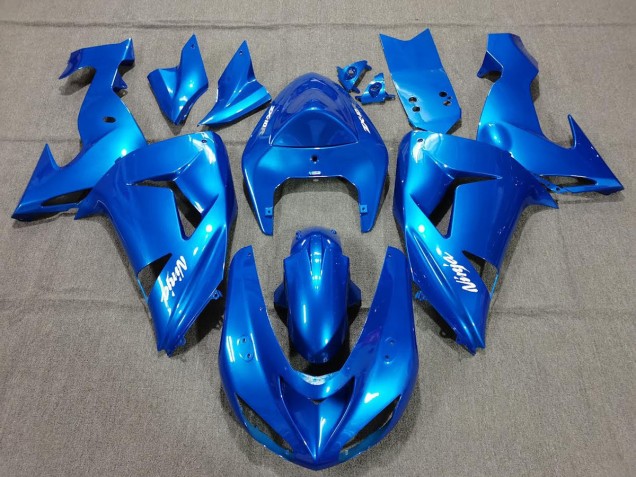 2006-2007 Blue Ninja ZX10R Motorcycle Fairings 2006-2007 Blue Ninja ZX10R Motorcycle Fairings