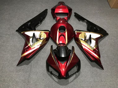 2006-2007 Deep Red & Gold CBR1000RR Motorcycle Fairings