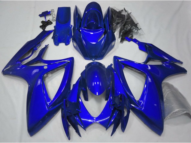 2006-2007 Gloss Blue Plain GSXR 600-750 Motorcycle Fairings 2006-2007 Gloss Blue Plain GSXR 600-750 Motorcycle Fairings