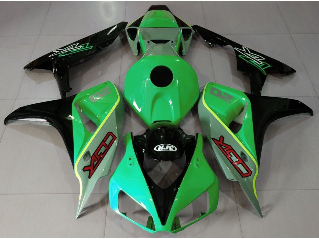 2006-2007 Gloss Green and Black CBR Style CBR1000RR Motorcycle Fairings 2006-2007 Gloss Green and Black CBR Style CBR1000RR Motorcycle Fairings