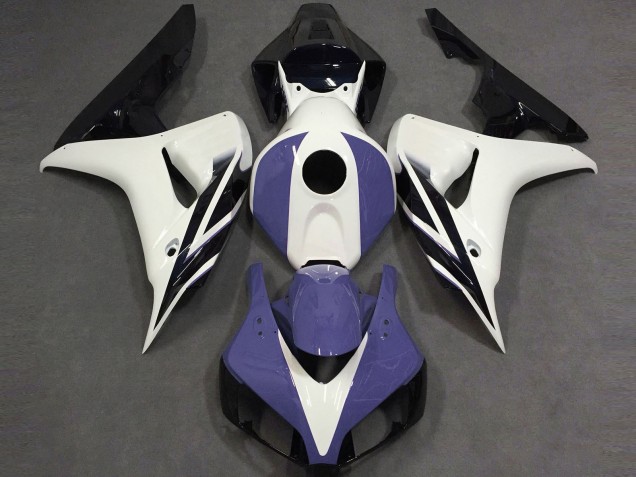 2006-2007 Gloss White Blue and Black CBR1000RR Motorcycle Fairings 2006-2007 Gloss White Blue and Black CBR1000RR Motorcycle Fairings