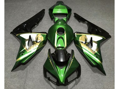 2006-2007 Green & Gold CBR1000RR Motorcycle Fairings