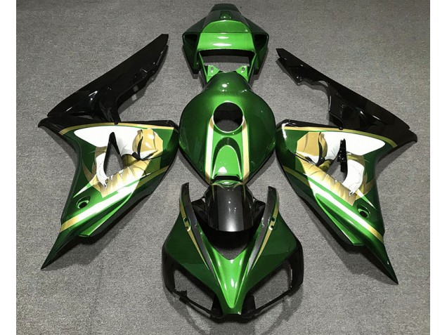2006-2007 Green & Gold CBR1000RR Motorcycle Fairings 2006-2007 Green & Gold CBR1000RR Motorcycle Fairings