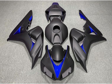 2006-2007 Matte Black and Blue CBR1000RR Motorcycle Fairings