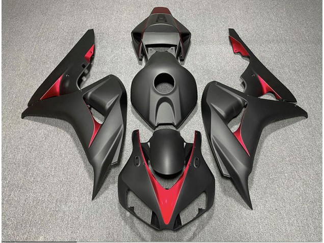2006-2007 Matte Black and Light Blue CBR1000RR Motorcycle Fairings 2006-2007 Matte Black and Light Blue CBR1000RR Motorcycle Fairings