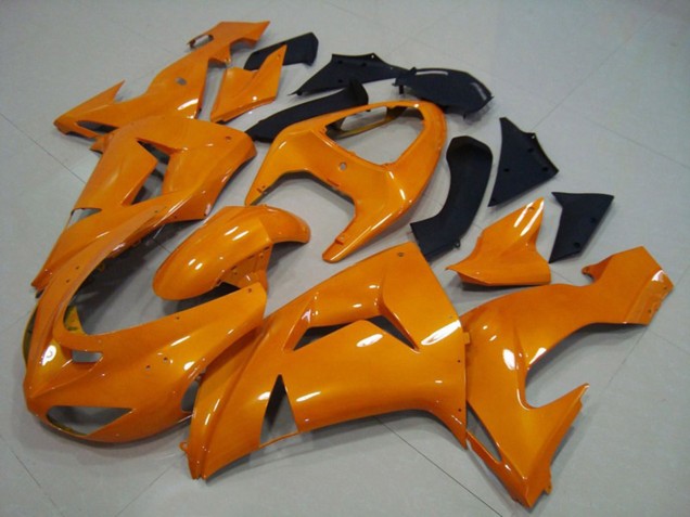 2006-2007 Orange Plain ZX10R Motorcycle Fairings 2006-2007 Orange Plain ZX10R Motorcycle Fairings