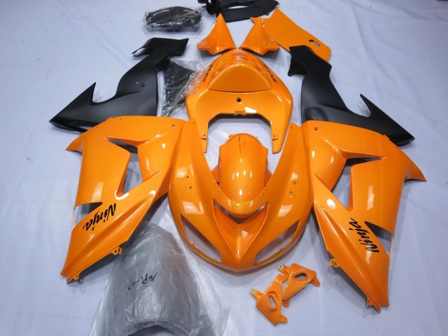 2006-2007 Orange ZX10R Motorcycle Fairings 2006-2007 Orange ZX10R Motorcycle Fairings