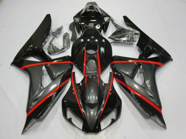 2006-2007 Silver and Black CBR1000RR Motorcycle Fairings 2006-2007 Silver and Black CBR1000RR Motorcycle Fairings