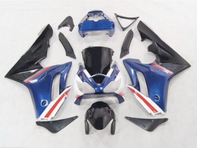 2006-2008 Blue / Red and White Daytona 675 Motorcycle Fairings 2006-2008 Blue / Red and White Daytona 675 Motorcycle Fairings