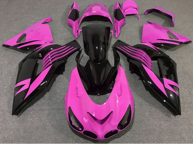 2006-2011 Bright Pink ZX14R Motorcycle Fairings 2006-2011 Bright Pink ZX14R Motorcycle Fairings