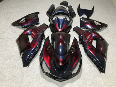 2006-2011 Flame ZX14R Motorcycle Fairings