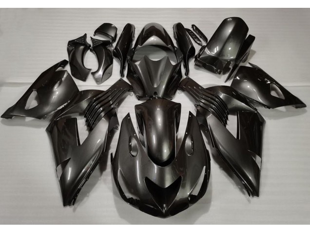 2006-2011 Graphite ZX14R Motorcycle Fairings 2006-2011 Graphite ZX14R Motorcycle Fairings