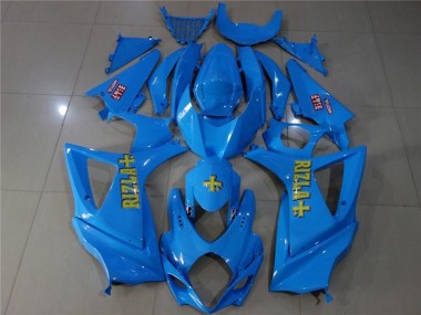 2007-2008 Blue Rizzla 07-08 GSXR 1000 Motorcycle Fairings