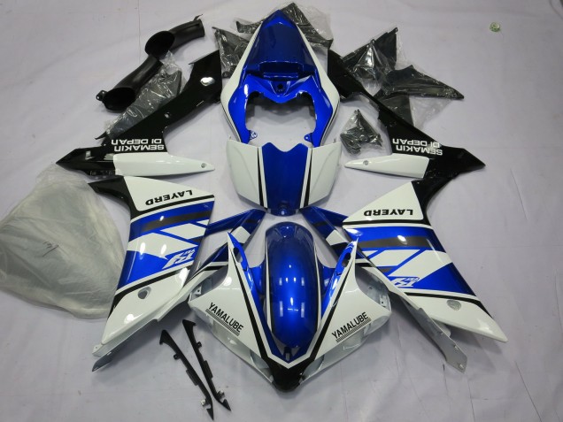2007-2008 Blue and White R1 Motorcycle Fairings 2007-2008 Blue and White R1 Motorcycle Fairings