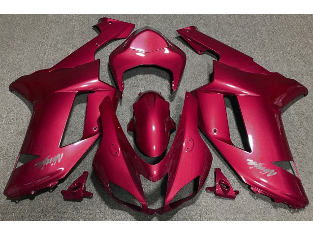 2007-2008 Candy Red ZX6R Motorcycle Fairings 2007-2008 Candy Red ZX6R Motorcycle Fairings