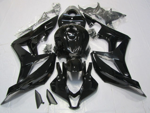 2007-2008 Gloss Black CBR600RR Motorcycle Fairings 2007-2008 Gloss Black CBR600RR Motorcycle Fairings