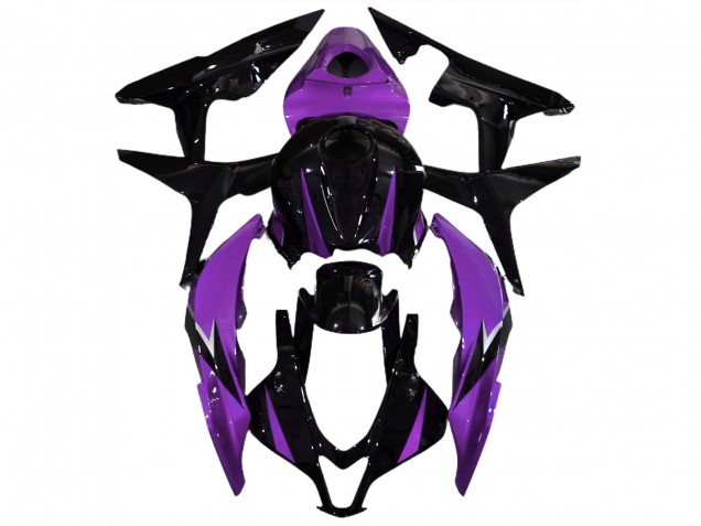 2007-2008 Gloss Black & Purple CBR600RR Motorcycle Fairings 2007-2008 Gloss Black & Purple CBR600RR Motorcycle Fairings
