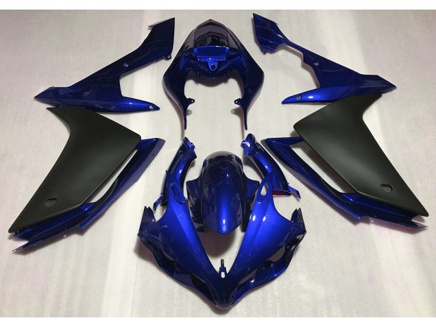 2007-2008 Gloss Blue & Black R1 Motorcycle Fairings 2007-2008 Gloss Blue & Black R1 Motorcycle Fairings