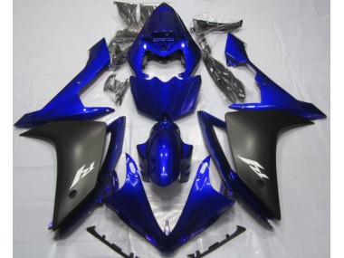 2007-2008 Gloss Blue and Black R1 Motorcycle Fairings