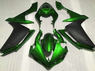2007-2008 Gloss Green & Black R1 Motorcycle Fairings