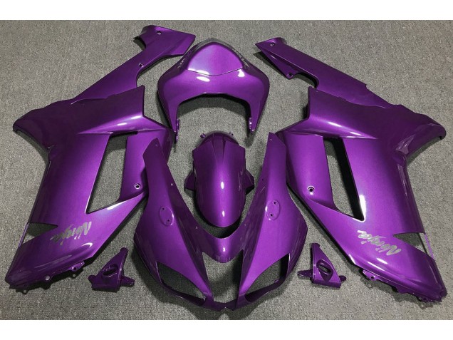 2007-2008 Gloss Purple ZX6R Motorcycle Fairings 2007-2008 Gloss Purple ZX6R Motorcycle Fairings