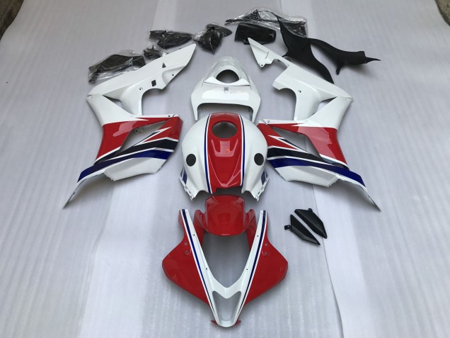 2007-2008 Gloss Red and White CBR600RR Motorcycle Fairings 2007-2008 Gloss Red and White CBR600RR Motorcycle Fairings