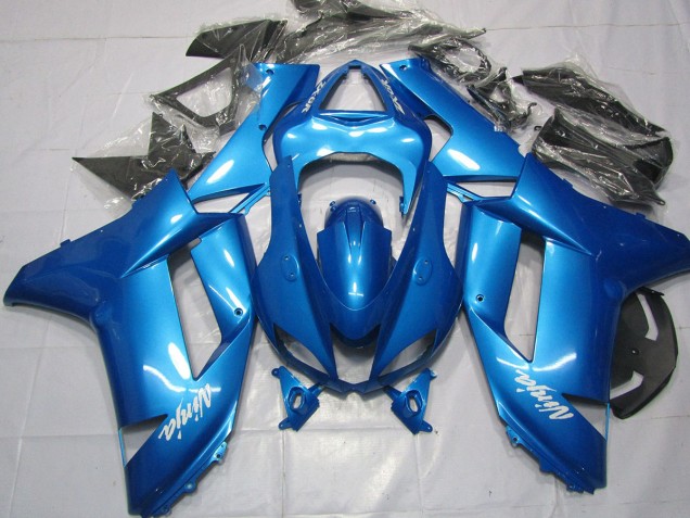 2007-2008 Light Blue ZX6R Motorcycle Fairings 2007-2008 Light Blue ZX6R Motorcycle Fairings