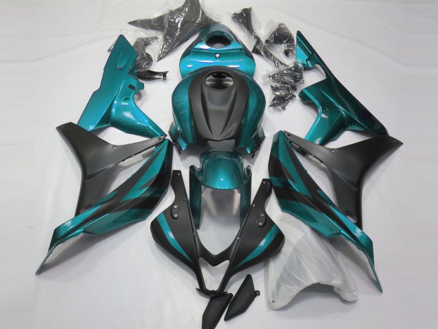2007-2008 Light Blue and Matte Black CBR600RR Motorcycle Fairings 2007-2008 Light Blue and Matte Black CBR600RR Motorcycle Fairings