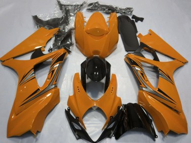 2007-2008 Orange OEM Style GSXR 1000 Motorcycle Fairings