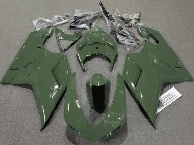 2007-2014 Army Green Gloss Ducati 848 1098 1198 Motorcycle Fairings