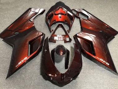 2007-2014 Deep Orange Ducati 848 1098 1198 Motorcycle Fairings