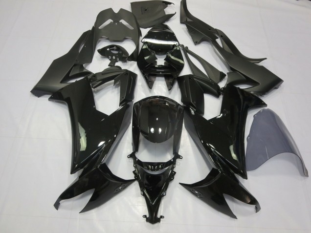 2008-2010 Gloss Black ZX10R Motorcycle Fairings 2008-2010 Gloss Black ZX10R Motorcycle Fairings