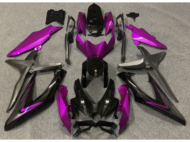 2008-2010 Gloss Pink & Green R GSXR 600-750 Motorcycle Fairings 2008-2010 Gloss Pink & Green R GSXR 600-750 Motorcycle Fairings