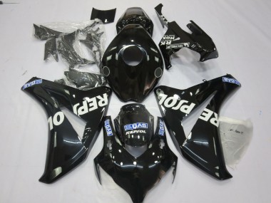 2008-2011 Black Repsol CBR1000RR Motorcycle Fairings